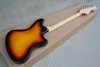 OEM Custom Left Handed Sunset Color Electric Guitar with Rosewood Fretboard,2 Humbuckers Pickups,offering customized service