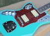Whole Green Left hand Electric Guitar with Rosewood FingerboardRed Pearl PickguardChrome Hardwaresoffering customized servi2603512