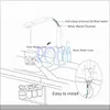 Rolya fyrkantig matt svart kök kran BorstedChrometri Flow Sink Mixer Copper Osmosis 3 Way Water Filter Tap6923878