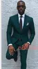 Verde escuro 2019 Fino Homens De Negócios Ternos Do Noivo Smoking Melhor Homem Noivo Smoking Formal Ternos De Casamento Ternos Padrinhos Ternos (Jacket + Calças)