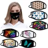 Starry Sky Butterfly 3D Kid Masks Dispolvere Fashion Stampa Ice Silk Boys Girl Adult Designer Faccia Maschera in cotone Riutilizzabile lavabile