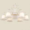 Ny ljuskrona European Crystal Living Room ljuskrona Jane Bedroom Tak Zinc Alloy American Restaurant Lobby Lights