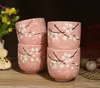 Tazza da tè fiore Tazza da tè in ceramica giapponese per tazze da tè Puer Tazza cinese Kung Fu in porcellana