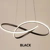 Moderne LED Hanglamp Nordic Style Opknoping Lamp Simple Musical Note Gebogen Licht voor Slaapkamer Keuken Verlichtingsarmaturen