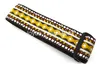 Niko Vintage Flowers Stripes Acoustic Electric Guitar Strap Woven Embroidery Tyger Leather Ends Strap 4023945