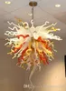 Antique Style Pendant Lamps Wholesale Borosilicate Glass Chandeliers Murano Lamp With Led Bulbs