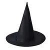 Halloween Peaked Cap Womens Black Witch Hat för Halloween Accessory Hot