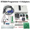 Freeshipping RT809H EMMC-NAND Flash Programmer +9 Adaptrar + TSOP56 Adapter + TSOP48 Adapter + SOP8 Testklämma med CABELS EMMC-NAND God kvalitet
