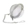 Stainless Steel Tea Infuser Sphere Locking Tea Ball Strainer Mesh tea strainer Filter Free Shipping W8400