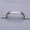 two piece Stainless steel bow door handle industrial cabinet heavy equipment knob chassis cabinet toolbox pull hardware