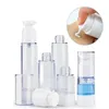 15 ml 30 ml 50 ml 80 ml 100 ml 120 ml pompa airless flacone pressa sottovuoto lozione spray pompa contenitori riutilizzabili bottiglie da viaggio cosmetiche portatili