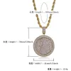 Topgrillz Qc Spinner Letter Pendant Necklace Iced Out Hip Hoppunk Gold Silver Color Chains For Men Cz Charms Jewelry Gift J19071331175918