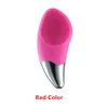 Mini Home Use Electric Deep Cleansing Facial Brush USB Rechargeable Handheld Sonic Silicone Face Brush for sale