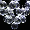 Chandeliers crystal chandelier Blue crystal Rotating crystal Big ball diameter12.6 in height 23.6in 6 the light bulb