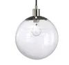 Klar glas hänge lampa modern rund boll transparent LED hängande lampa Edison Round Bubble Sphere Cord Pendant ljus loft myy