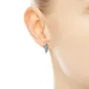 100% réel 925 boucles d'oreilles en argent sterling femmes filles bijoux de fête pour boucles d'oreilles en plumes avec boîte d'origine set1831017