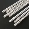 100pcs 9 Inch Reusable Plastic Drinking Straws MultiColors Hard Plastic Stripe PP Drink Straw with Brush5973533
