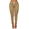 Puimentiua Women Cargo Pants Sexy Ladies Casual Harem Tactical Pant Clothing Multi-pocket Joggers Sweat