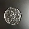 channel quartz carb caps OD 30mm40mm50mm Flower pattern design for Flat Top quartz banger dab rig bong4528700