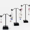 Wholesale Black Clear Acrylic Stud Earring Jewelry Display Rack Stand Organizer Bouches Ornament Holder Hook Hanger Counter Case