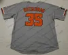 Personalizado Oregon State Beavers OSU Béisbol Blanco Naranja Negro Cosido Cualquier número Nombre # 3 Nick Madrigal 35 Adley Rutschman 2018 CWS Jersey