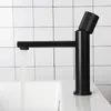 Gold Rose & Matt Black Faucet 100% Brass Bathroom Basin Faucet Knurling Design Deck Mounted Water Mixer Tap Brushed Gold