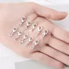 Kreeftsels 925 Sterling Zilver Vergulde Haken Mode DIY Sieraden Accessoires Maken Kettingen Bevindingen Componenten 2 Kleuren 3 Designs