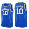 College Basketball Wears 34 Jesus Shuttles-worth Ray Allen Lincoln film 14 Will Smith 25 Carlton Banks Basketball Jersey Love 22 MCCall NCAA BLUE FEE