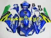 Kit de carénage de moto personnalisé pour Honda CBR1000RR 04 05 CBR 1000RR 2004 2005 CBR1000 ABS Top bleu vert Ensemble de carénages + Cadeaux HM60