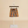 kids pants 2019 INS styles New summer styles boys kids plaid pants high quality cotton casual styles shorts 3 colors 9610073