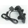 PS2振動モードの有線コントローラーハンドル高品質ゲームコントローラージョイスティック適用製品PS2ホストブラックカラー9963575