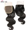 Human Hair Weaves 9A Brazilian Body Wave With Closure Lace Bundles Weave for black women FZP197