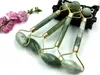 Natural Jade Beauty Container Jade Roller Face Thinner Face Massager Facial Beauty Stick