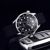 安く新しい300Mダイバー210.22.42.20.03.002 2トーンのローズゴールドブルーベゼルブルーダイヤル自動メンズウォッチラバーストラップゲント腕時計hello_watch