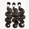 3 PCS Brésilien Armure Corps Vague NON TRAITÉ Vierge Cheveux Malaisien Péruvien Remy Extensions de Cheveux Humains Double Trame Bundle Cheveux