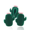 Cactus Silicone Massaggio di bellezza Lavaggio Pad Esfoliante viso Comedone carino Strumento pennello per il viso Pulizia profonda morbida Cura della pelle5361500