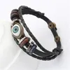 Punk Turc Evil Eye Bracelets Bracelet Femme Bracelet En Cuir Véritable Ethnique Vintage Bijoux Pour Femmes Hommes Bijouterie 10479