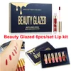 Ny födelsedagsläppstift 6 Färger Set Lip Gloss Beauty Glazed Matte Liquid Lipsticks Makeup Födelsedag Limited Edition Lip Kit Cosmetics