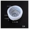 UV Resin Jewelry Liquid Silicone Molds 3D Rose Flowers Resin Charms Mold Polymer Clay Jewelry Making Moulds 4 Style