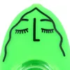 2,6" tragbare Kieselstein-Räucherpfeifen Silikon-Löffelpfeifen mit Glasschale zum Rauchen handgemachter Pfeifen Bunte Gesichtsausdrücke Kräuteröl-Hoo