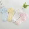 fashion baby Girls lace socks lace gauze embroidery falbala children princess socks kids love heart cotton breathable short socks C5443