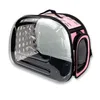 Accessoires pour animaux de compagnie de concepteur Matériel PC Sac de chat transparent respirant et confortable à transporter Sac de chat de magasin Aviation Cat Cage Pet S237C