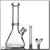 9mm Beaker Bong 12 inches thick elephant Joint hookahs glass water pipe with 14/18 classical design