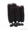 Não transformados Cabelo Humano Weaves Virgin Cabelo brasileiro Pacotes Jerry Curly trama 8-30Inch peruana extensões de cabelo indiano da Malásia Mongólia