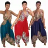 Frauen-Overalls-Räumlichkeiten Dashiki Traditionelle afrikanische Druck Overall Frauen Harem Strampler Sommer Lose Backless Baggy Attire1