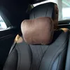 1PAIR لـ Mercedes-Benz Car Headrest S-Class Maybach Cervical Pillow Car Car Care Cushion Cusy Cushion Auto Lumbar Supplies