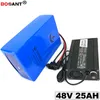 Kostenloser Versand Lithium-Batterie pack 48V 25AH Für Bafang BBSHD 500W 1000W Motor Elektrische Fahrrad Li-Ion Batterie 48V + 5A Ladegerät