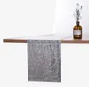 ROSE ROSE GOLD SEQUIN TABLE Runner لحفل الزفاف عداء الجدول عداء TableCloth ديكور 30CX180CM 30 سم × 250 سم 32381208