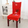 38 Projekty Spandex Krzesło Okładki Zdejmowane Krzesło Pokrywa Stretch Dining Seat Okładki Elastyczne Slipcover Boże Narodzenie Bankiet Wedding Decor