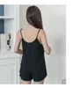 Big Sale !!! 2 in 1 set Comfy Loose Modal household clothing pajamas with Camisole Three-point safety pants For Spring & Summer